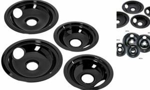Kenmore Stove Drip Pans Set Electric Burners Parts Frigidaire Top 4 313046136108 | eBay