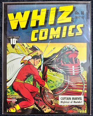 Whiz Comics #18 Featuring Captain Marvel DC Comics Poster