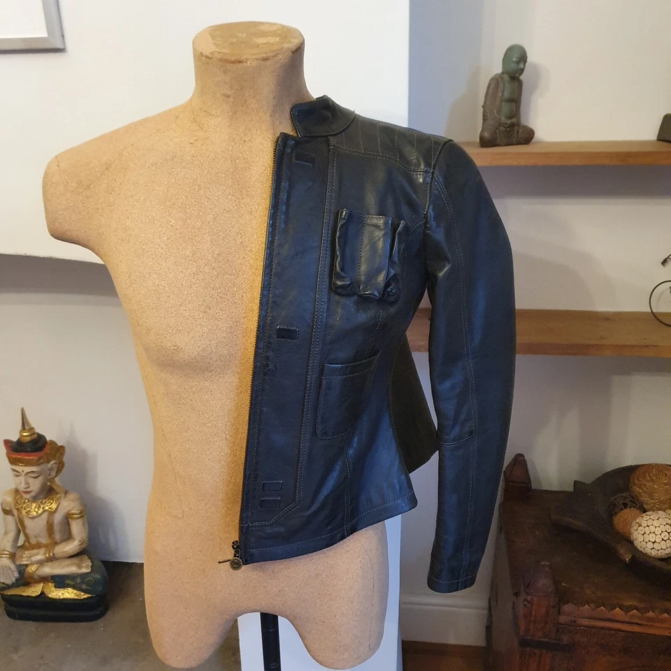 Ladies Matchless BlacK Leather Jacket 38 - Image 3 of 4