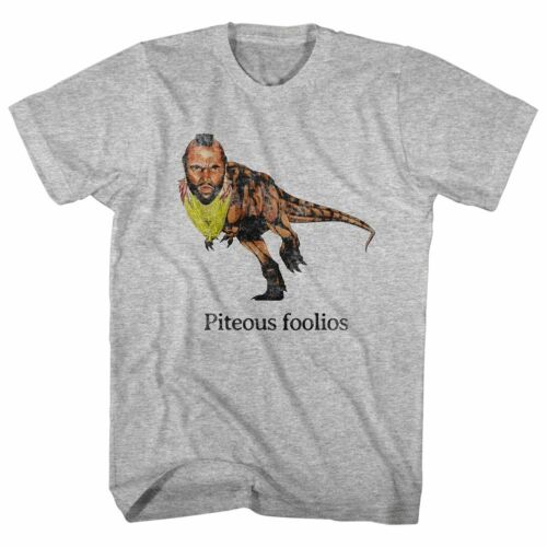 Mr. T Piteous Foolious Gray Heather T-Shirt - Afbeelding 1 van 2
