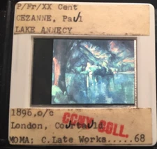 Paul Cezanne "Lake Annecy" French Post-impressionism 35mm Art Slide