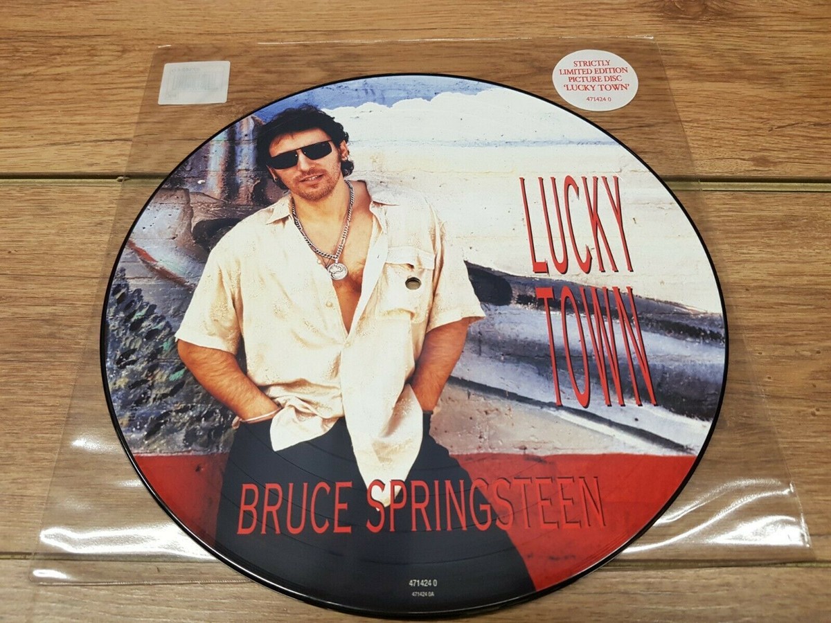 Bruce Springsteen Lucky Town Picture Disc LP UK 1992
