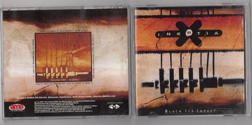 INERTIA - BLACK ICE IMPACT CD 2005 SELTEN HTF METAL ROCK