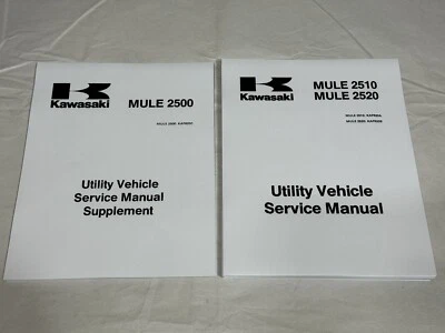 Service Shop Repair Manual 1993-2003 Kawasaki Mule 2500 2510 2520 KAF620 A B C