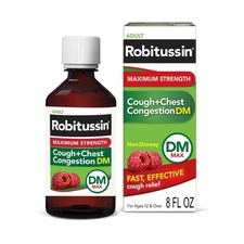 Robitussin Adult Maximum*09/2027* Strength Cough + Chest Congestion DM Max (8