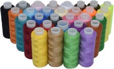 Sewing Threads Kits Polyester 30 Spool 250 Yards Per Spools for Hand Machine Sew