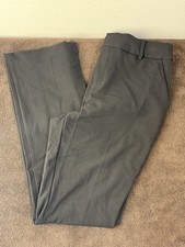 Nine West Women Black Business Casual Pants Barely Bootcut 6 Front Back Pockets