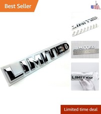 3d Metal Limited Emblem Badges1pack Oem Chrome Aluminum Alloy Badges Decal S...