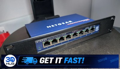 Netgear GS108 10in Rack Mount - 8Port Gigabit Ethernet Switch