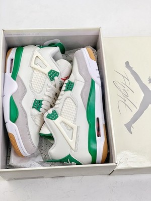 Nike Air Jordan 4 SB Pine Green Mid Top Basketball Sneakers Rubber Size 12