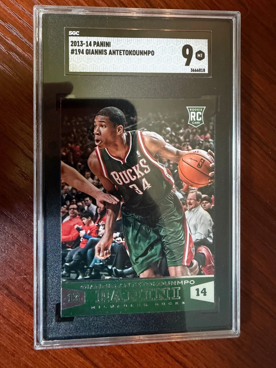 Giannis Antetokounmpo Basketball Grade 9 Rookie Sports Trading