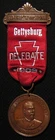 1902 GAR GETTYSBURG DEPT OF PA DELEGATE MEDAL BADGE - MAJ GENERAL JOHN REYMOLDS