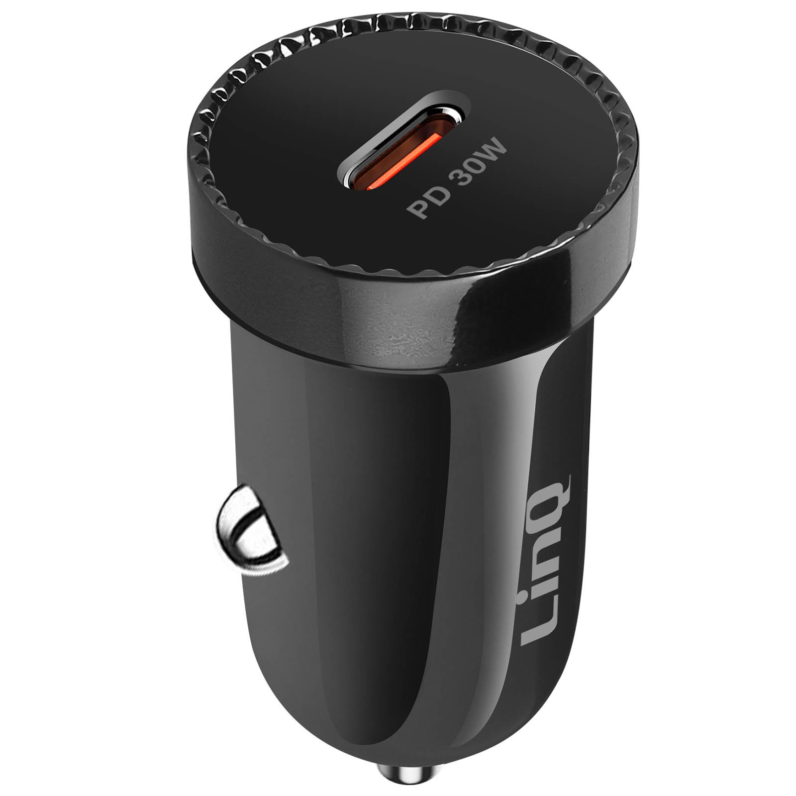 Chargeur voiture USB-C ultra rapide 30W mini adaptateur allume-cigare Power Delivery LinQ