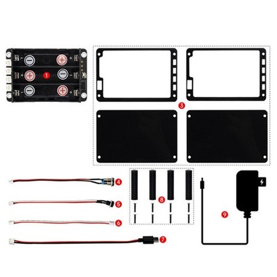 UPS Module Expansion Board Kit For Raspberry Pi 4 Model B 4B For Jetson Nano 2