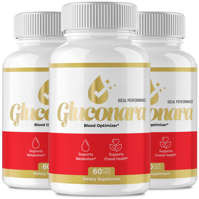 Gluconara Capsules, Official Gluconara Blood Formula Support Supplement (3 Pack)