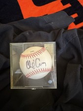 Signed Baseball Chip Caray Autographed On The Sweet Spot