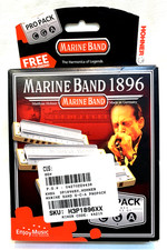 HOHNER Marine Band Pro Pack Includes C, G A in Cases Made in Germany