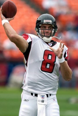 Matt Schaub Atlanta Falcons warms up prior to the start of an NFL - 2004 Photo 4