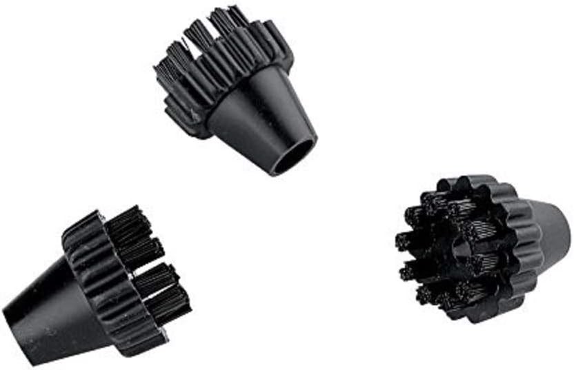Polti Vaporetto Black Nylon Brushes for Eco Pro 3.0 and Classic Steam Cleaners