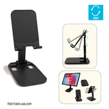 Foldable Tablet Stand Holder Ergonomic Adjustable Desk Mount for iPad Phone