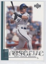 2001 Upper Deck Reserve Geoff Jenkins #101 0f4
