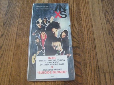 INXS X Special Collector's Edition Sealed Cd Longbox  Suicide Blonde Disappear