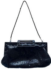 Black Sequined Evening Bag Purse Clutch The Limited