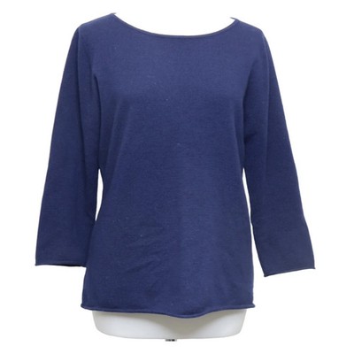 Neiman Marcus, Strickpullover, Größe: XL, Blau, Kaschmir, Einfarbig #TQg