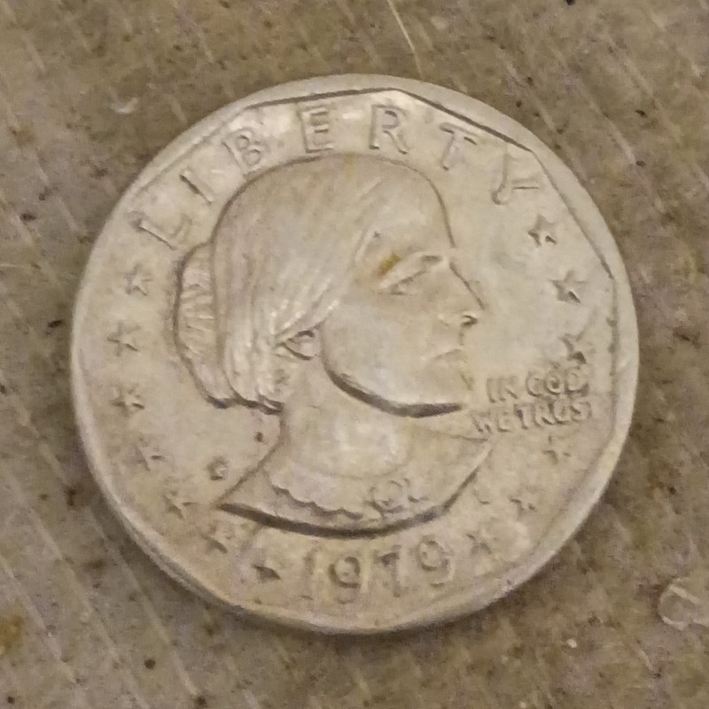 1979 Susan B Anthony $1 One Dollar Coin Circulated Uncertified Ungraded