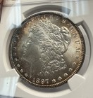1897 P Morgan Silver Dollar US $1 NGC MS64 Toned — photo 6