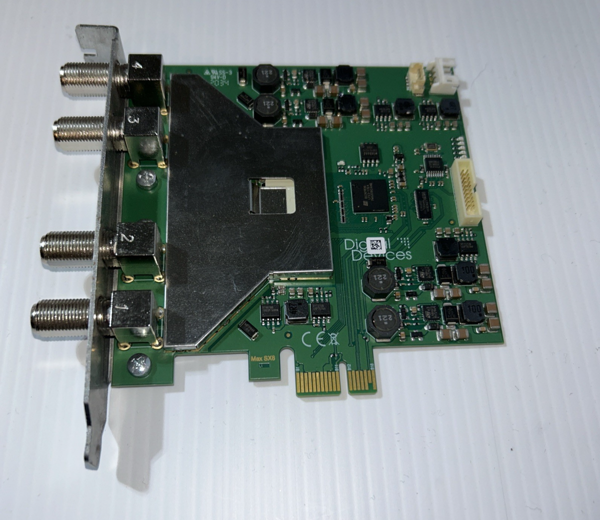 【新品未開封】Max SX8 Pro マルチバンドチューナーTVカード Digital Devices Max SX8 Octo Tuner DVB-S2X Card - 4/8 PCIe Server