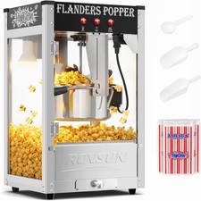 Commercial Popcorn Machine Maker Popper Countertop Style 10oz Kettle for 40 Cups
