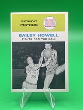 1961-62 Fleer Basketball #55 Bailey Howell Detroit Pistons IA Clean No Creases