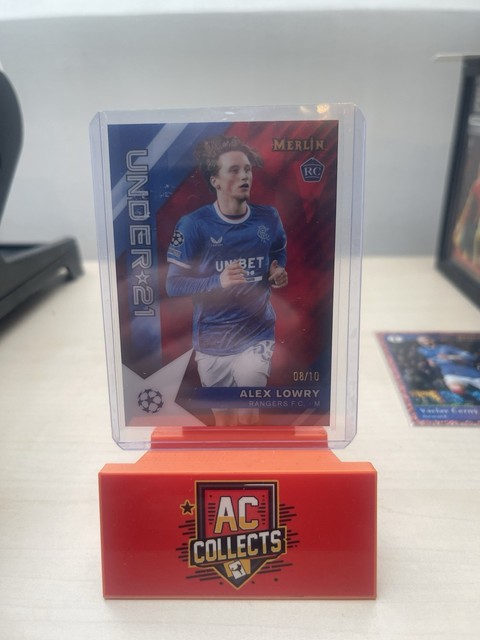 Topps Merlin 2022/23 Under21 Rangers Fc RC Alex Lowry #U21-4 /10
