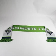 Seattle Sounders FC Ruffneck Scarf Scarf Unisex Lime Green/Gray Used