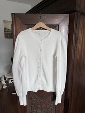 Crewcuts Ivory Puff Sleeve Cardigan Girls Size XL