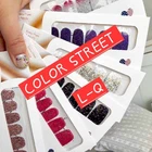 ?Color Street Nail Strips L-Q? All Colors Glitter Solid French New