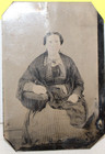 Photograph Lot of 8 Tin Type Tintype Men Women Children — photo 2