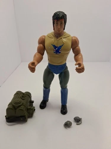 1985/1986 Coleco "Fire-Power Rambo" figure with accessories