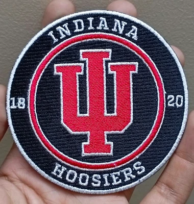Indiana Hoosiers NCAA Team Logo Iron On Patch - Sew Patch Embroidered Patch