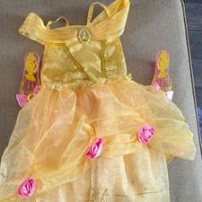 Disney Belle Beauty and the Beast Toddler Girl Costume Dress w/ Shoes 5/6