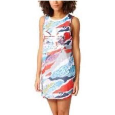 Adidas Originals Women's Jersey Dress Mesh Trefoil Logo Venice Beach Size Medium