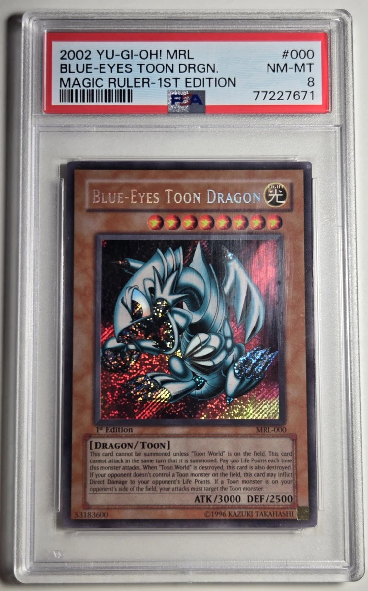 Blue-Eyes Toon Dragon MRL-000 Magic Ruler for sale | eBay
