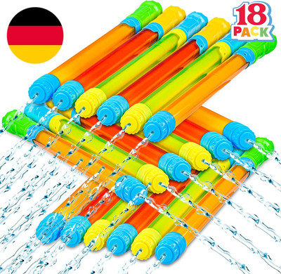 JOYIN 18Pcs 42Cm Wasserpistole Kinder Super Wasser Blaster Spritzpistole Wassers