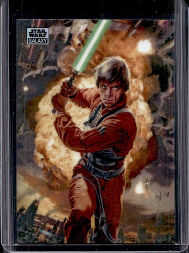 2025 Topps Chrome Star Wars Galaxy Luke Skywalker Refractor #2
