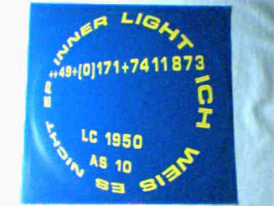 INNER LIGHT Ich weis es nicht ep 12'' BLU VINYL RARO NEW