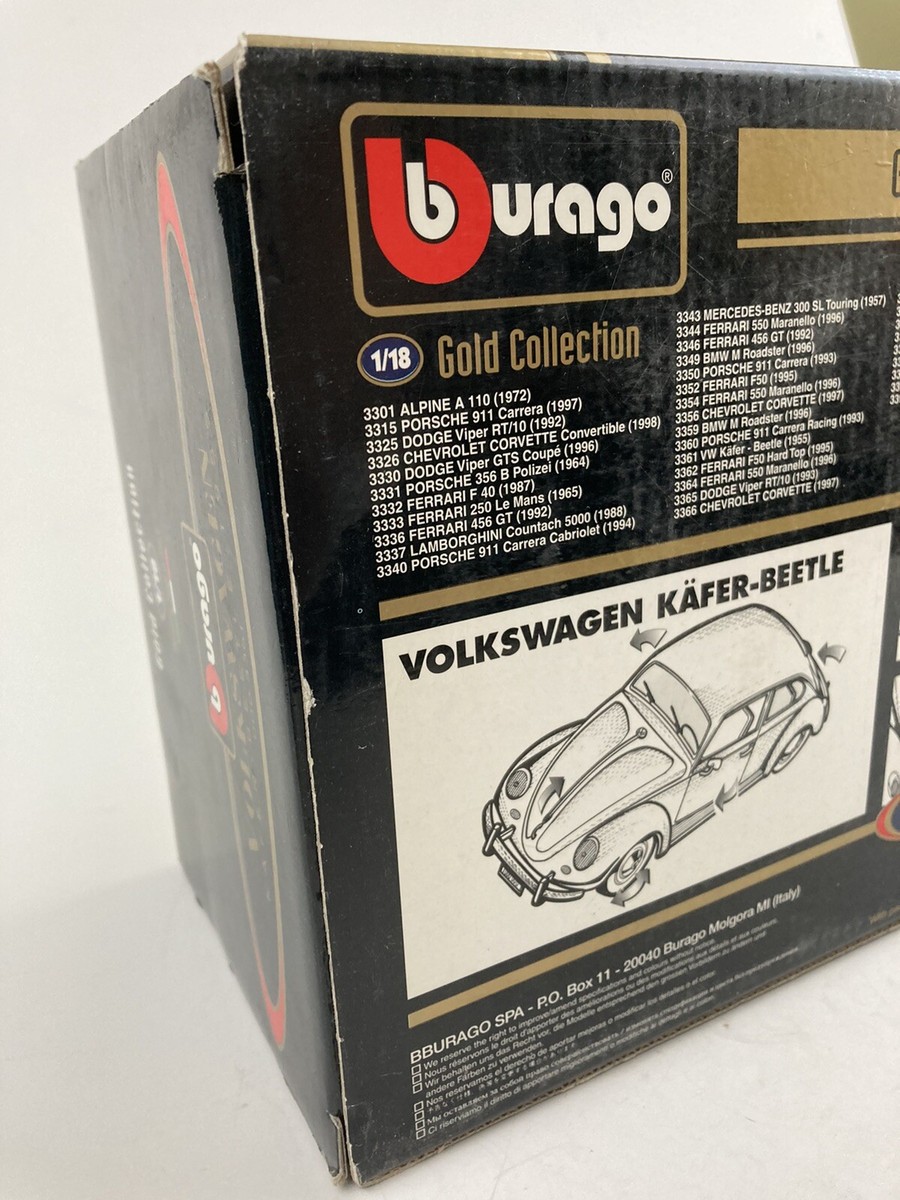 入手難　未使用❗1/18 burago VW KAFER BEETLE 入手難 未使用❗1/18 burago VW KAFER BEETLE 入手難 未使用❗