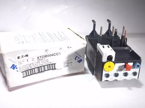 EATON MOELLER ZB32-4 XTOB004CC1 ADJUSTABLE OVERLOAD RELAY 2.4-4A