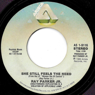 Ray Parker Jr. I Still Cant Get Over Loving You Vinyl Single 7inch Arista