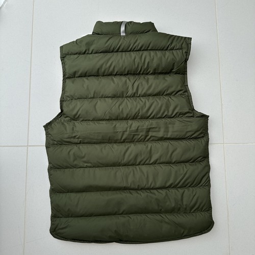 Polo Ralph Lauren Men Reversible Denver Down Vest Gilet Green Yellow Size XS - Picture 3 of 8